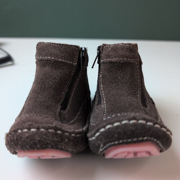 Rileyroos Baby Girl Brown Boots - Size 3-6 Months - Picture 6 of 8